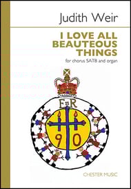 I Love All Beauteous Things SATB choral sheet music cover